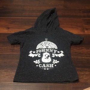 Johnny Cash hooded tee
